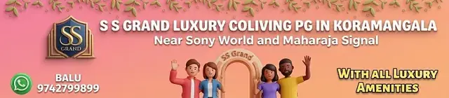 Building of SS Grand Luxury Coliving PG, Koramangala