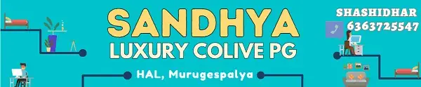 Building of Sandhya Coliving PG near HAL, Murugeshpalya
